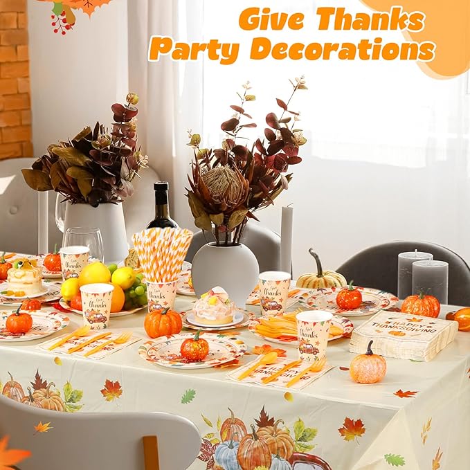 452 Pcs Happy Thanksgiving Party Decorations - Image 7