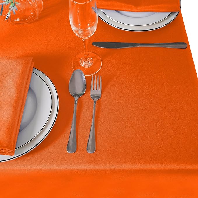 Rectangle Tablecloth 90x156 inch Washable Polyester Fabric Table Cloth - Image 6