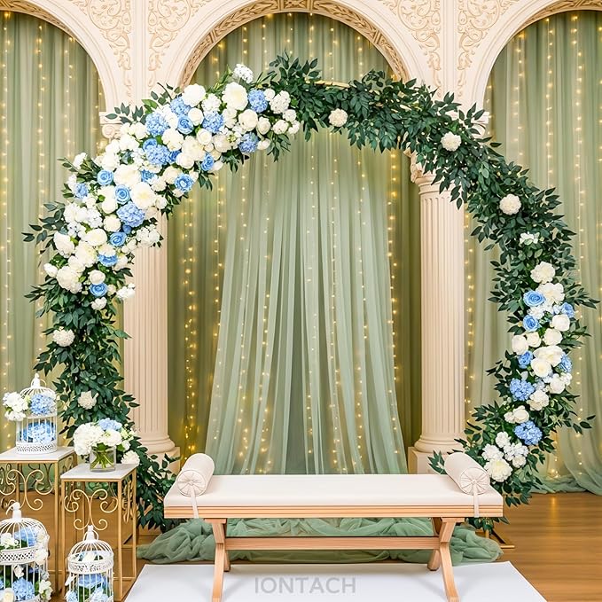 Wedding Arch Draping Fabric 29" x 19Ft Sheer Drapes - Image 6