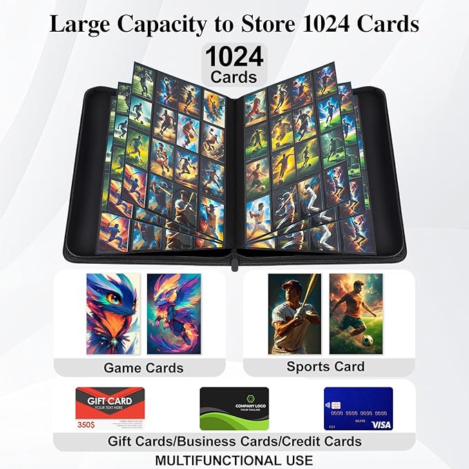 Trading Card Binder 16 Pocket - Image 5