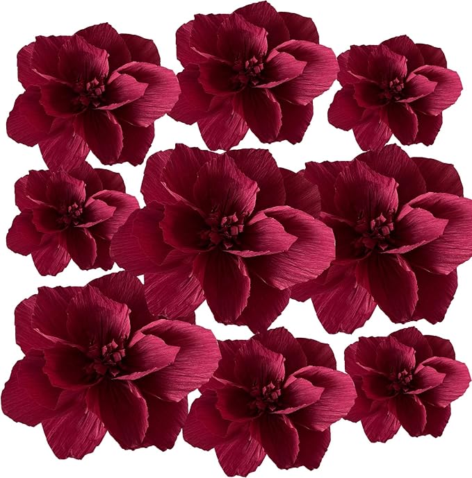 BRT Bearingshui Crepe Paper Flowers Decoration by BRT+Bearingshui