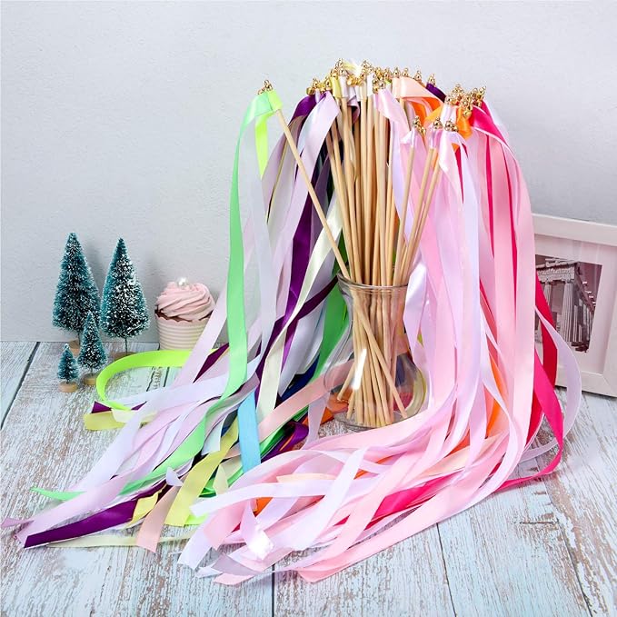 Boao 40 Pieces Mixed Color Ribbon Sticks - Image 4