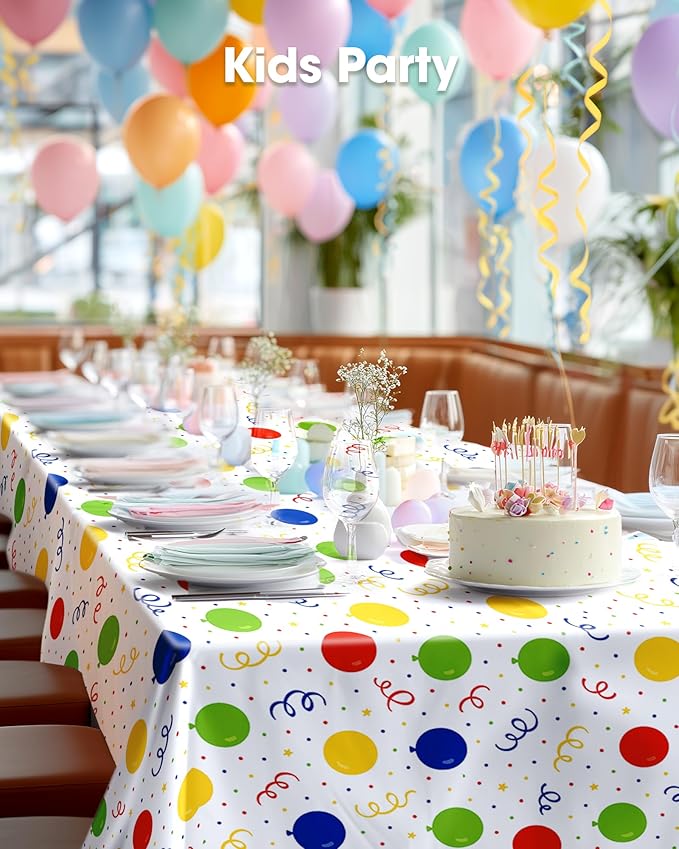 Pureegg Plastic Table Cloth Disposable 10 Pack, 54 x 108 Inch Table Cloths - Image 8
