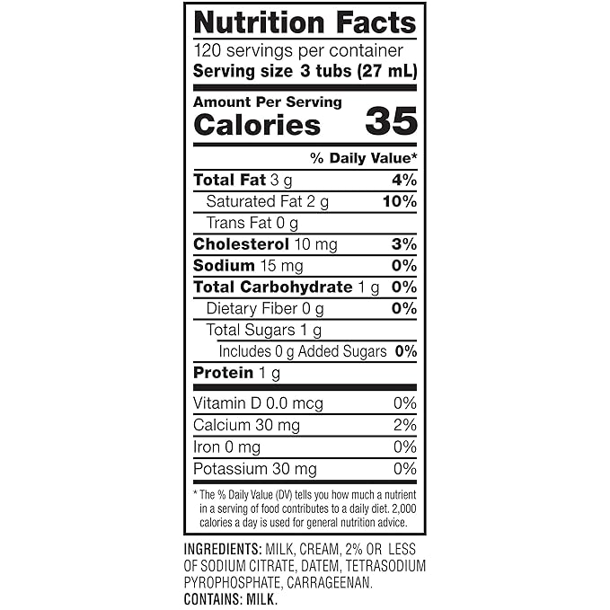 Nestle Carnation Coffee Creamer Half and Half, Made - Image 2