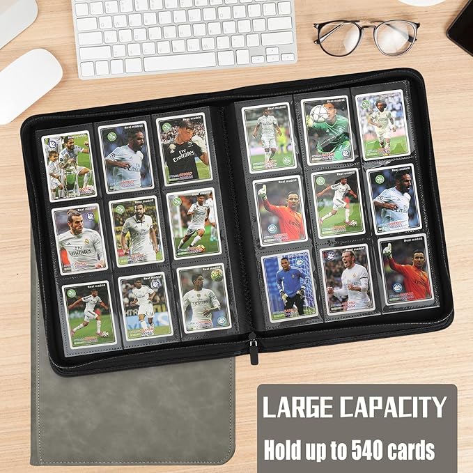 9 Pocket Card Binder, 540 Pocket Trading Card Binders, Loading Pocket - Image 5