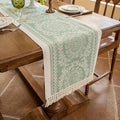 Table Runners 138 Inches, Waterproof Boho Table Runner by UWWGKK
