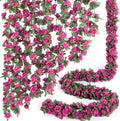 8 Pcs x 8.2 ft Flower Garland Artificial Rose Vine Flowers by PONKING