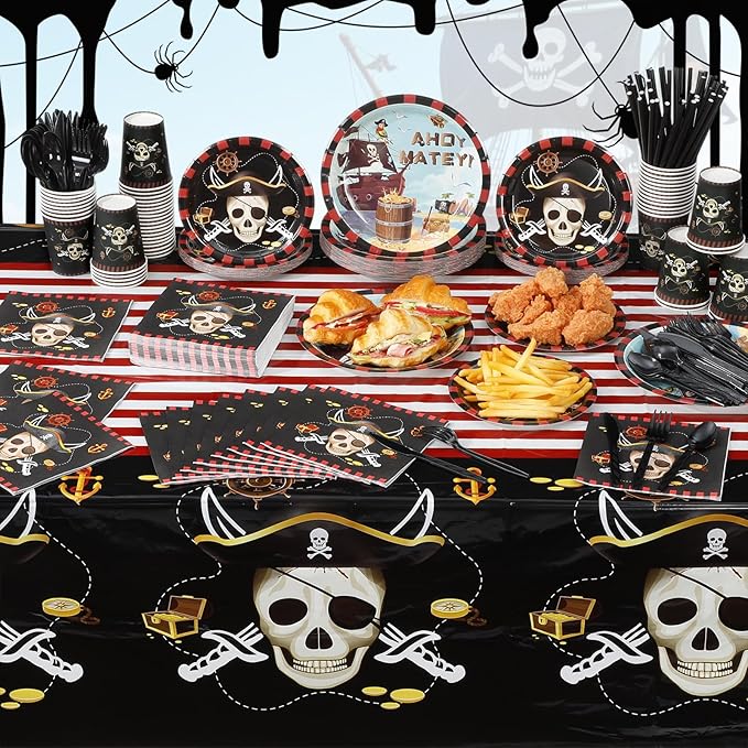 452 Pcs Pirate Party Supplies Decorations - Image 6