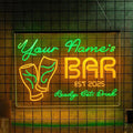 Personalized Beer Pub Bar Signs by LULMicaLedSign