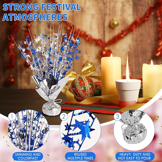 6 Pack Star Table Centerpieces for Party, Birthday Table Decorations for Kids - Image 3