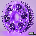 YEGUO 165ft 500 LED Halloween Lights Outdoor Waterproof, 8 Modes Purple String by YEGUO