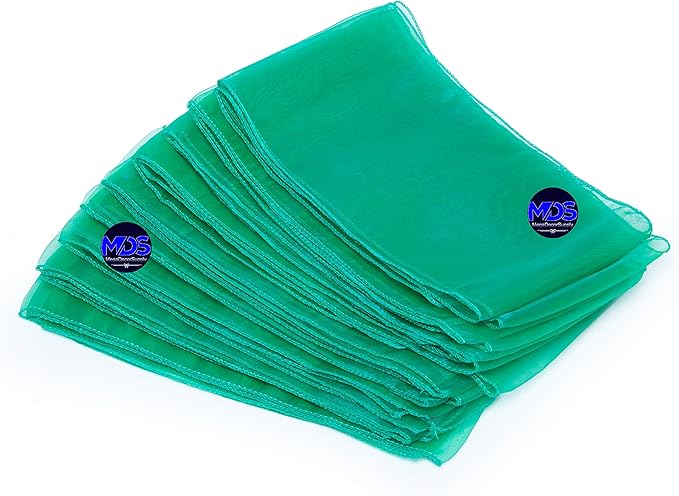 MDS Pack of 125 PCS Organza Chair Sashes Wider Dining Chair Bows Ribbon Tie Back - Image 4