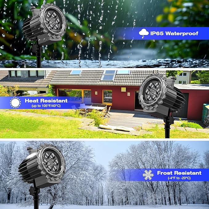Christmas and Halloween Projector Lights Outdoor Holiday Decoration - Image 4