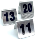 10 Pcs Metal Place Cards Stackable Tent Style Table Numbers，Place Card Holders by TRUEWON