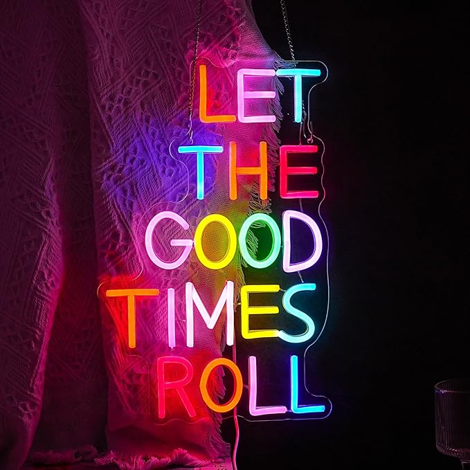Let The Good Times Roll Neon Sign Good Times Sign Neon Light - Image 3