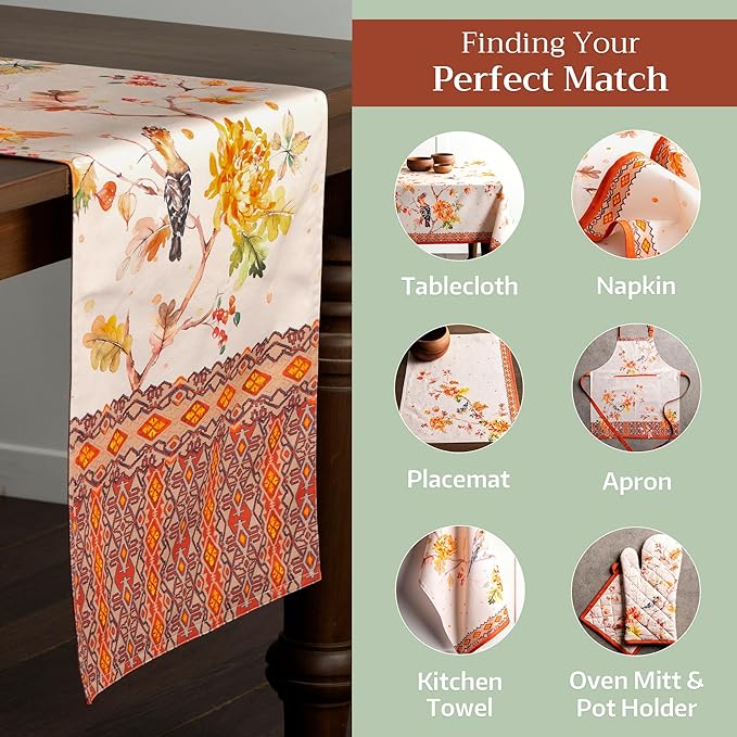 Maison d' Hermine Table Runner 100% Cotton Double Layer Table Runners 72 inches - Image 5