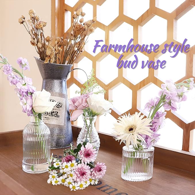 Bud Vases Set of 12, Glass Vase - Image 7