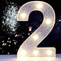 Pooqla Marquee Light up Numbers, Lighted Numbers by Pooqla