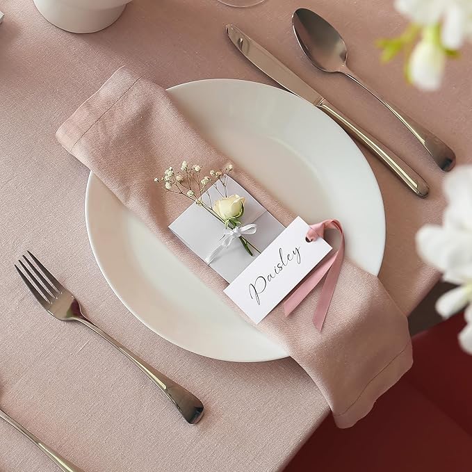 50 Pcs Name Place Cards for Table Setting Blank Wedding Place Cards - Image 5