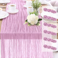 6-Pack Pink Cheesecloth Table Runners – 10FT Boho Rustic Gauze Fabric Cheese by Unknown