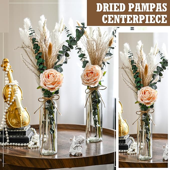 10 Set Dried Pampas Grass Centerpiece - Image 4