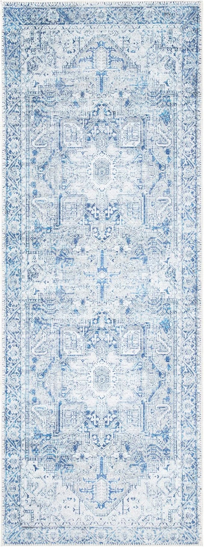 Bloom Rugs Washable Non-Slip 7 ft Runner - Image 3
