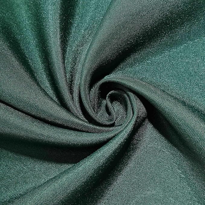 Efavormart 90" Hunter Emerald Green Wholesale Linens Polyester Square Linen - Image 3