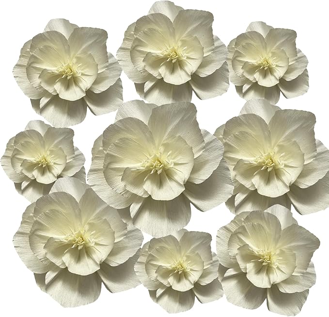 BRT Bearingshui Crepe Paper Flowers Decoration by BRT+Bearingshui
