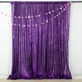 ShinyBeauty Purple 4FTx8FT Sequin Photo Backdrop Bridal Shower Photo Booth by ShinyBeauty