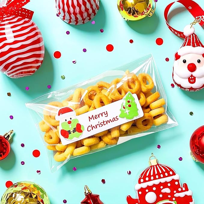 PigPotParty 4"x9" Cellophane Cookie Bags Self Sealing, Party Favors, Gift - Image 5