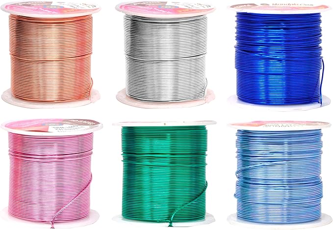 Mandala Crafts 20 Gauge Anodized Aluminum Craft Wire by MandalaCrafts