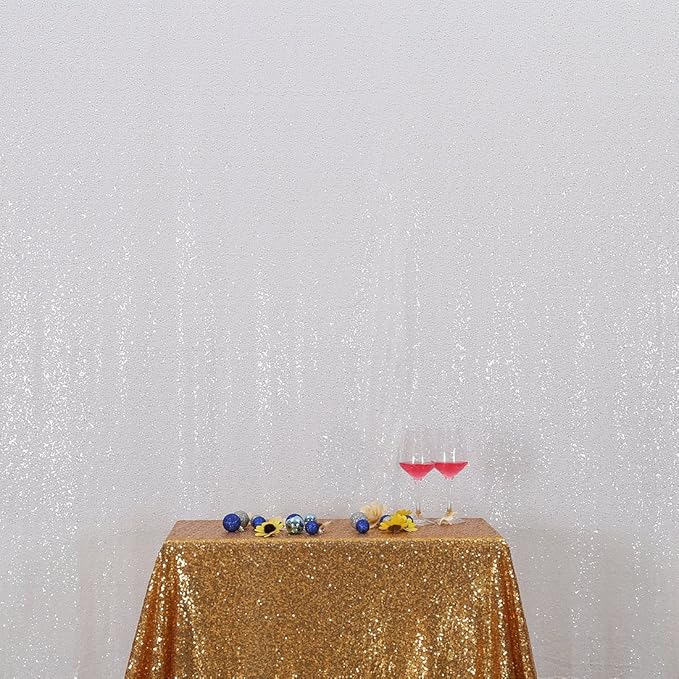 Poise3EHome 7FT x 7FT Sequin Photography Backdrop Curtain - Image 6