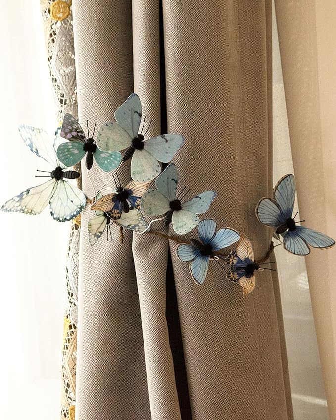 Artificial Butterfly Garland, Fake Butterfly Decorative Vines, DIY 3D Unique - Image 6