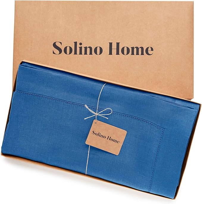 Solino Home Linen Tablecloth 60 x 120 Inch - Image 5
