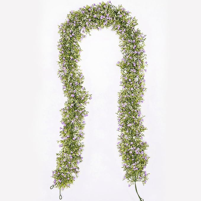 Artificial Baby Breath Flower Vines, Babys Breath Artificial Flowers Real Touch by UqueetenLtd
