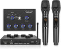 Sound Town 16 Channels Wireless Microphone Karaoke Mixer System w/ 2 Wireless by SOUNDTOWN