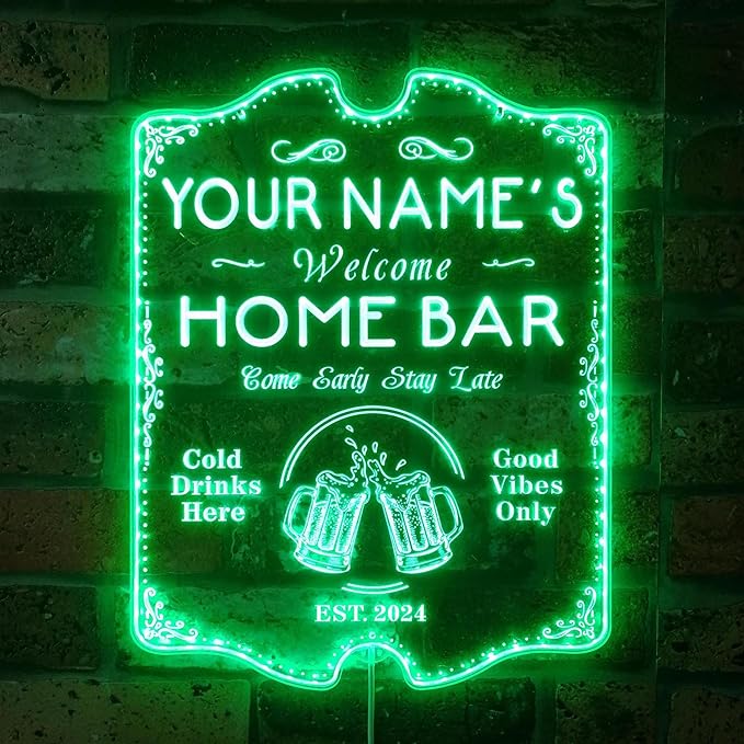 ADVPRO Personalized Your Name Home Bar RGB Dynamic Glam LED Sign - Image 7
