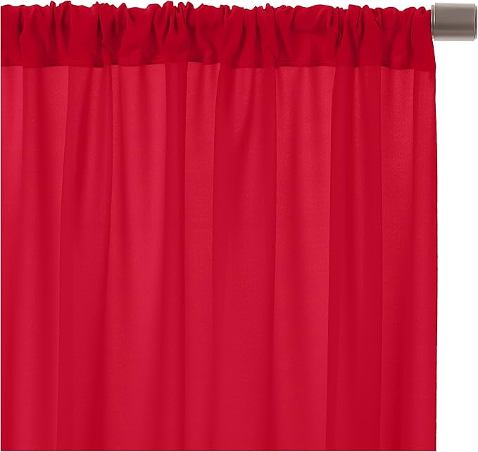 AK TRADING CO. 10 feet x 10 feet Polyester Backdrop Drapes Curtains Panels - Image 3