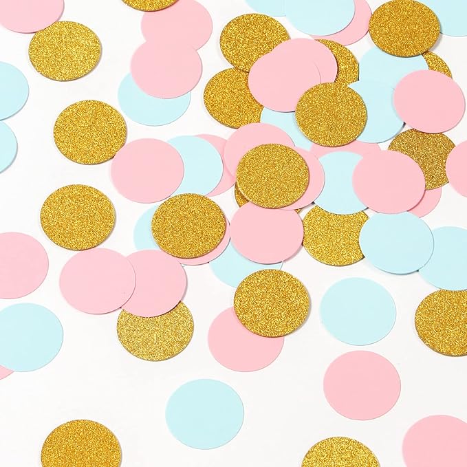 Gender Reveal Decorations Blue Pink by HongTongTong