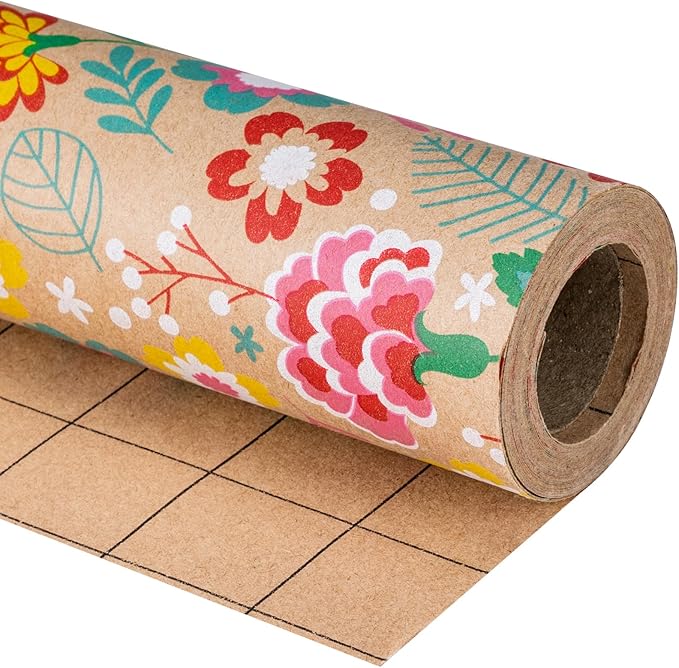 RUSPEPA Kraft Wrapping Paper Roll by RUSPEPA