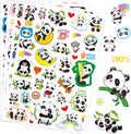Cute Panda Stickers Cool Funny Panda Adhesive Waterproof Stickers 665 Counts by MoShining