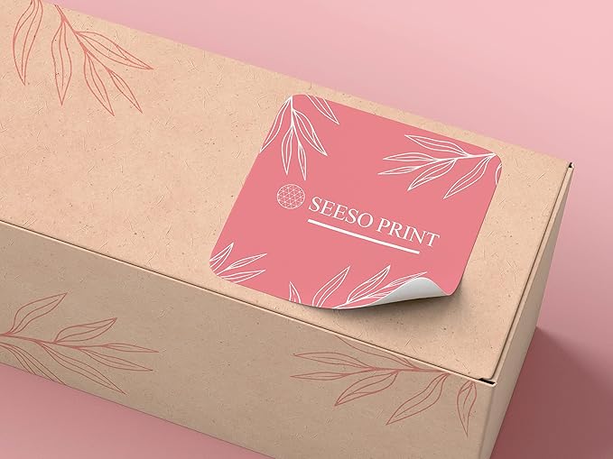 300 pcs Premium Custom Stickers Uncoated Paper 2 inch Square - Image 5