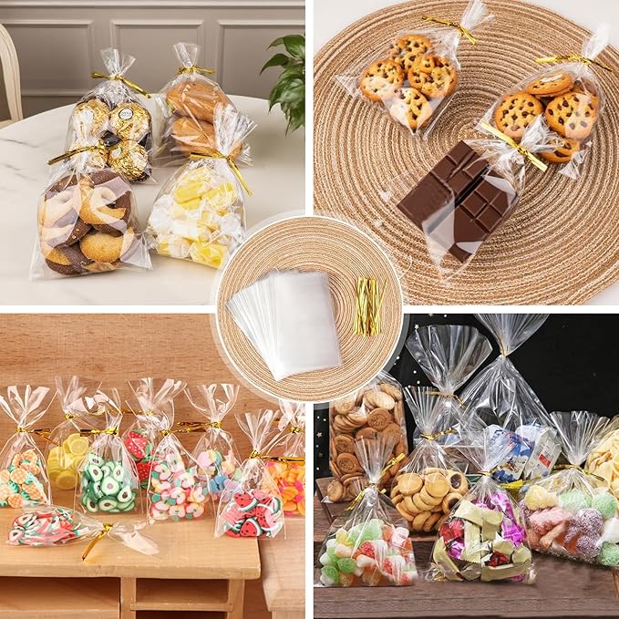 ZHEWTOEN 100 Pcs 6x9 Inch Clear Cellophane Bags - Image 6