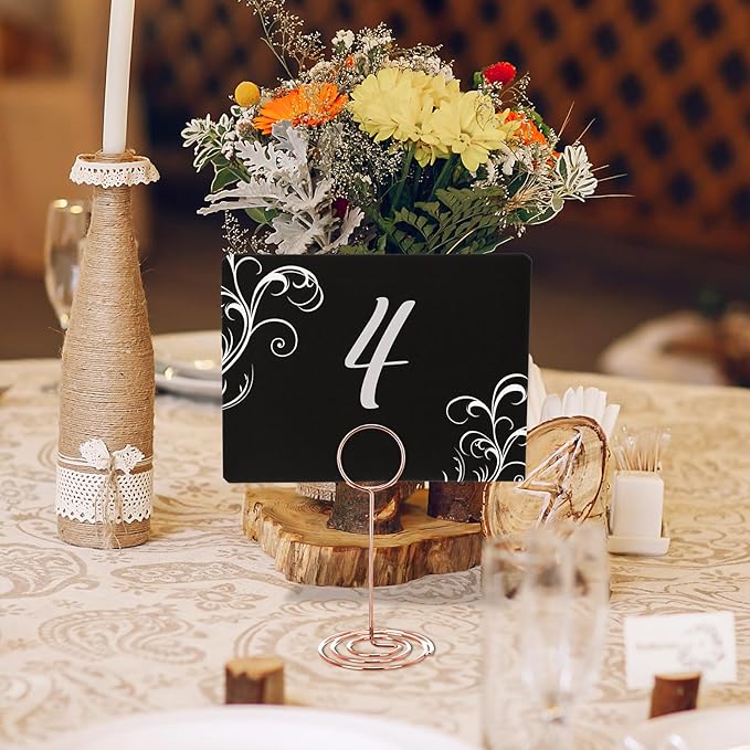 TecUnite 12 Pcs Mini Chalkboard Signs - Image 2
