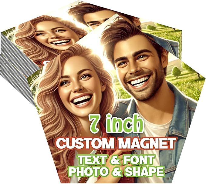 KETABAO – 7" Customized Pentagon Magnetic Pictures Magnet by KETABAOMotorcycleParts