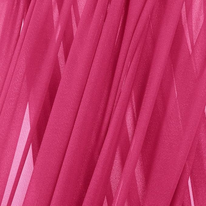 MLMC Hot Pink Wedding Arch Draping Fabric 2 Panels 29" x 20 FT Extra Long Gauze - Image 5
