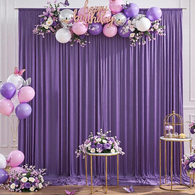 30ftx10ft Purple Backdrop Curtains - Image 4