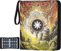 Trading Card Binder for MTG Cards, Premium 9 Pocket Card Binder, 720 Double by GERMUN