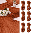 6 Pack Cheesecloth Table Runner 10Ft Christmas Gauze Boho Table Runners by HOME