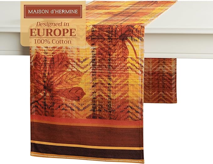 Maison d' Hermine Table Runner 100% Cotton Double Layer Table Runners 72 inches by MaisondHermine